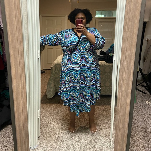 Avenue Asymmetrical Dress - Picture 2 of 10